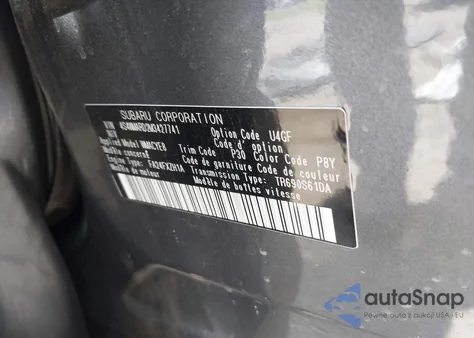 2021 Subaru Ascent Touring из США, поврежденный, VIN 4S4WMARD2M3427741